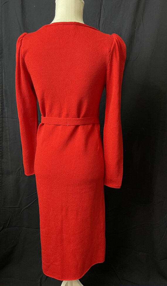 Red and Silver St John Dress - image 3