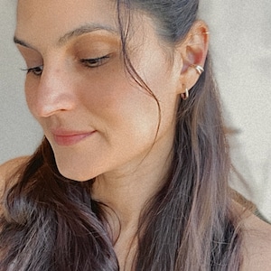 Essential ear cuff earrings • Jewelry • Gift for her • Sterling silver • 14k gold fill • tarnish resistant • waterproof • hypoallergenic