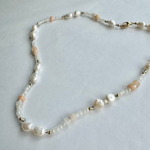 Multicolor colorful pearl gemstone necklace, Beaded Necklace, spring summer necklace, Colorful Pearl gemstone chocker, rainbow chocker, gift
