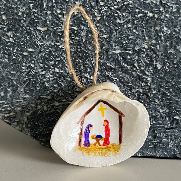 Oyster Shell Nativity - Etsy