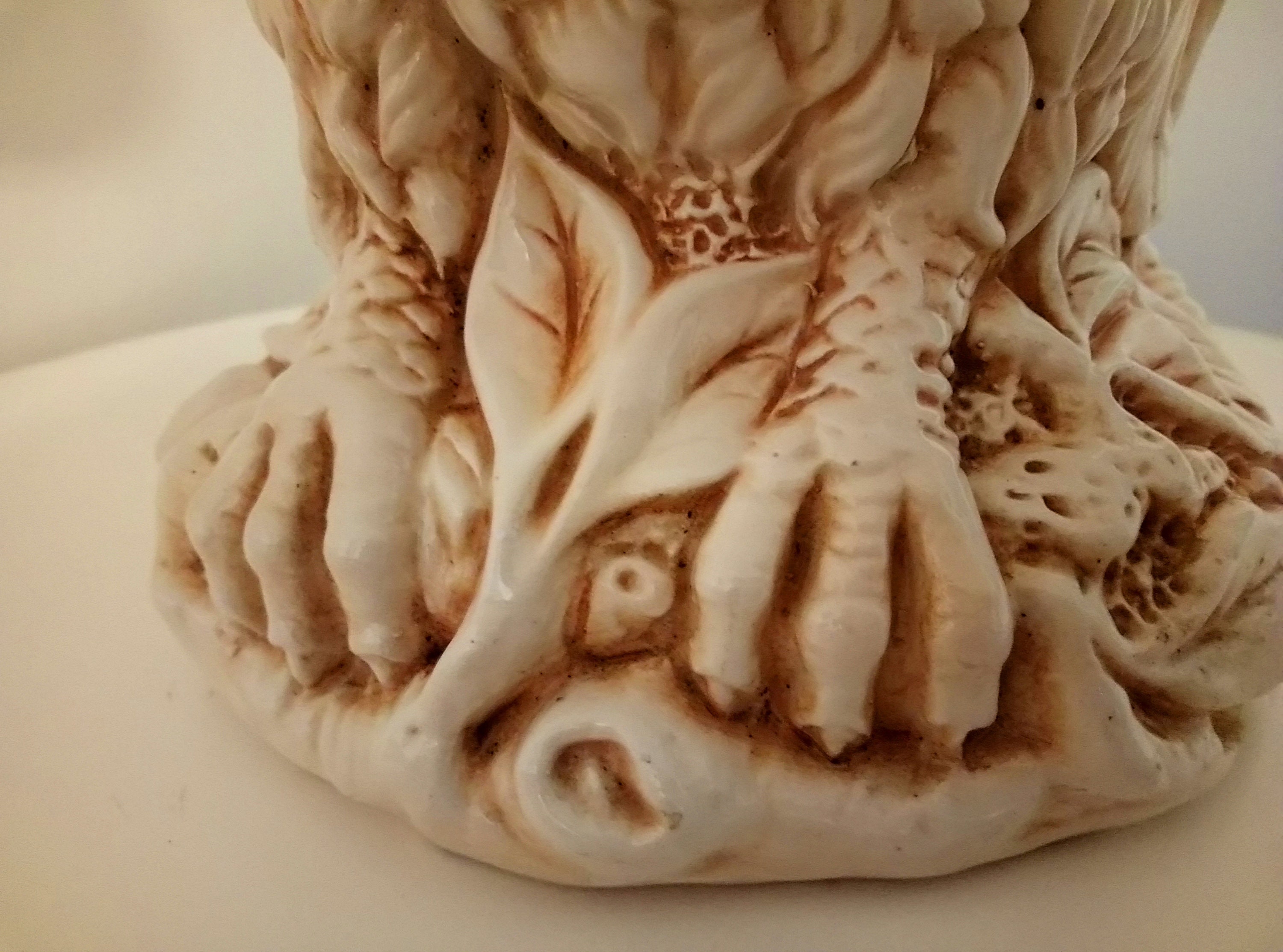 Vintage Ceramic 'OWL' Umbrella Stand Cane/stick Holder Large Rare Italy