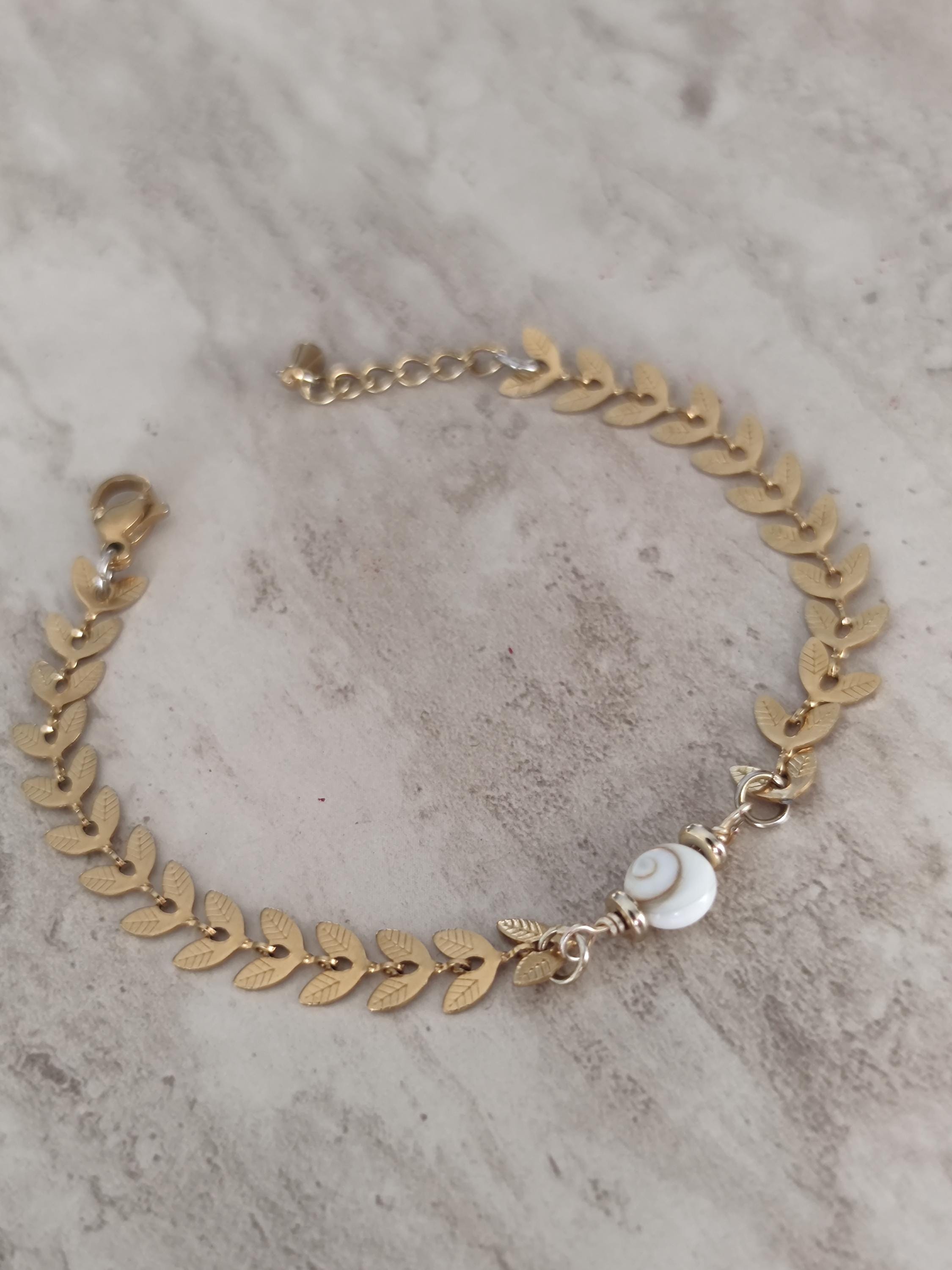 Bracciale Unisex In Macramè Con Occhio Di Santa Lucia In Argento 925, Conchiglia Naturale, Regolabile, Fatto A Mano - 2