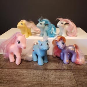 My Little Pony G1 First Generation BABY 1980s Singles Ponies Hong Kong Vintage