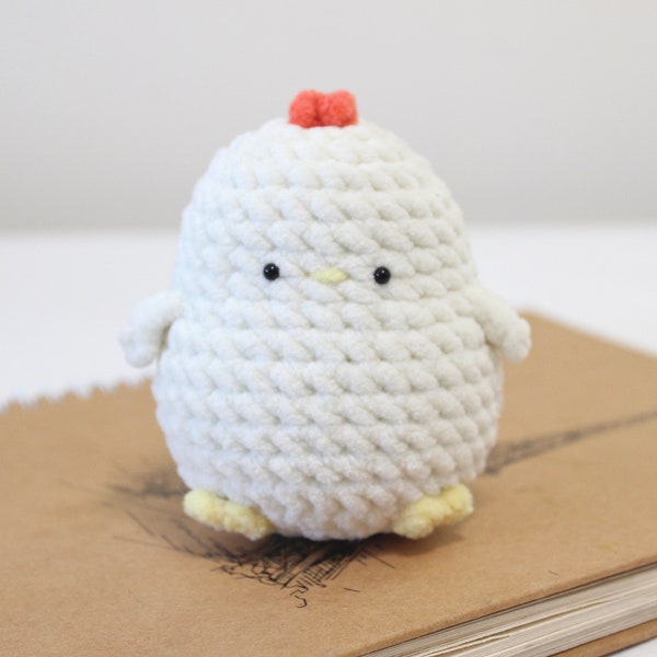 Chicken Crochet Pattern Plushies Amigurumi Keychain PDF Pattern