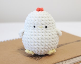 Chicken Crochet Pattern Plushies Amigurumi Keychain PDF Pattern