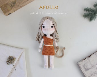Patron au crochet Apollon Amigurumi - Dieu grec PDF