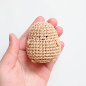 Potato Crochet Pattern Plushies Amigurumi Keychain PDF Pattern