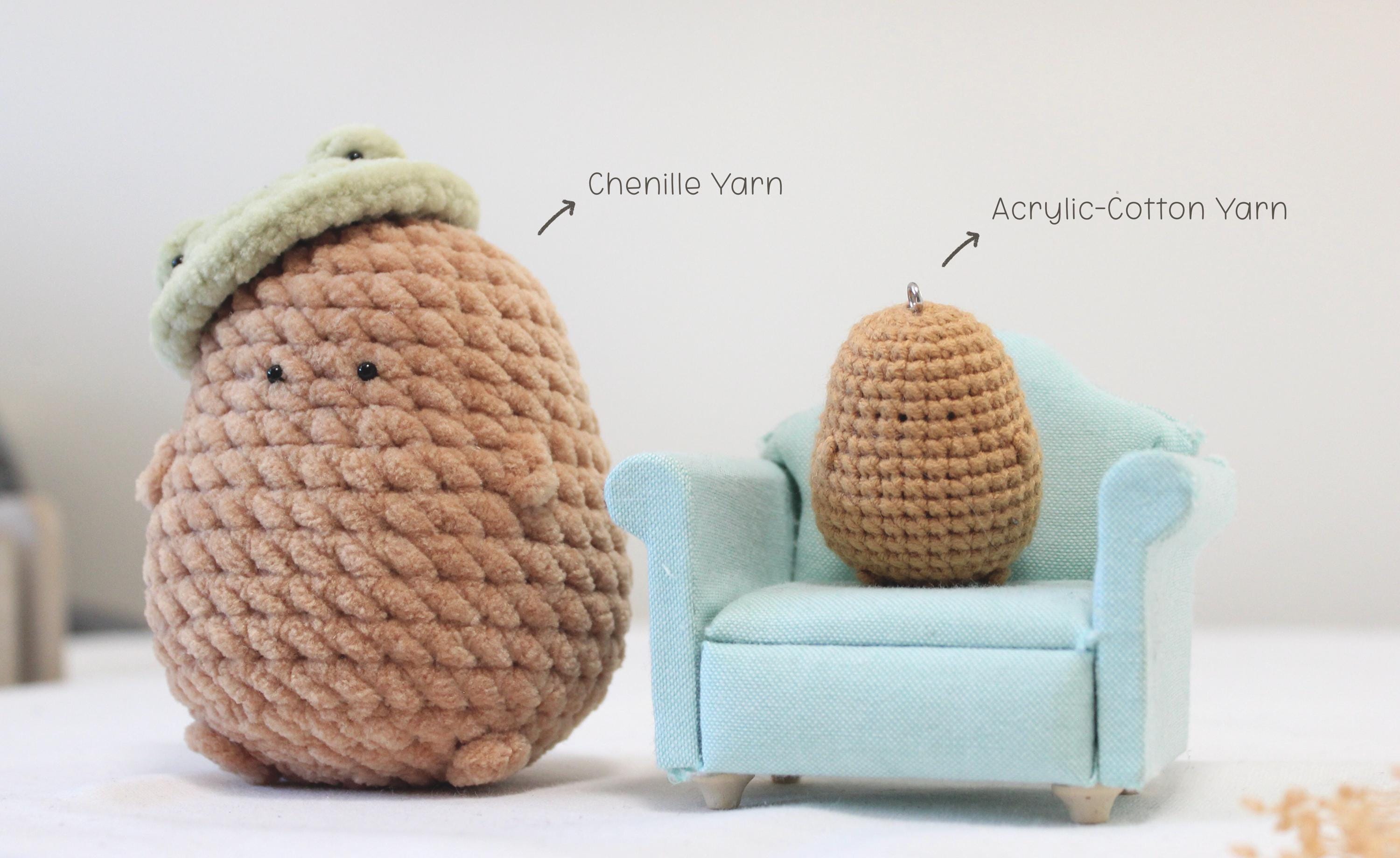 じゃがいも編み図 ぬいぐるみ 編みぐるみ キーホルダー PDF パターン