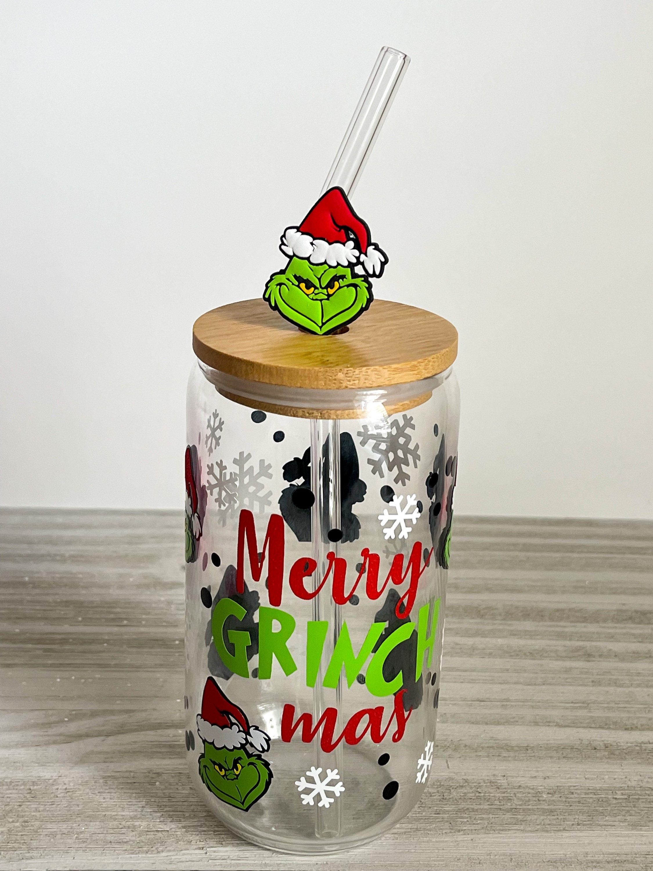 Grinch Straw Covers! #grinchface