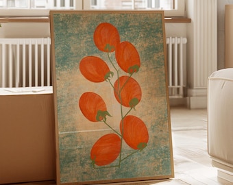 Stampa artistica a tema pomodoro, decorazione murale vintage per cucina italiana (Giclée)