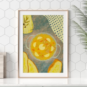 Paella, Authentic Spanish Food Illustration