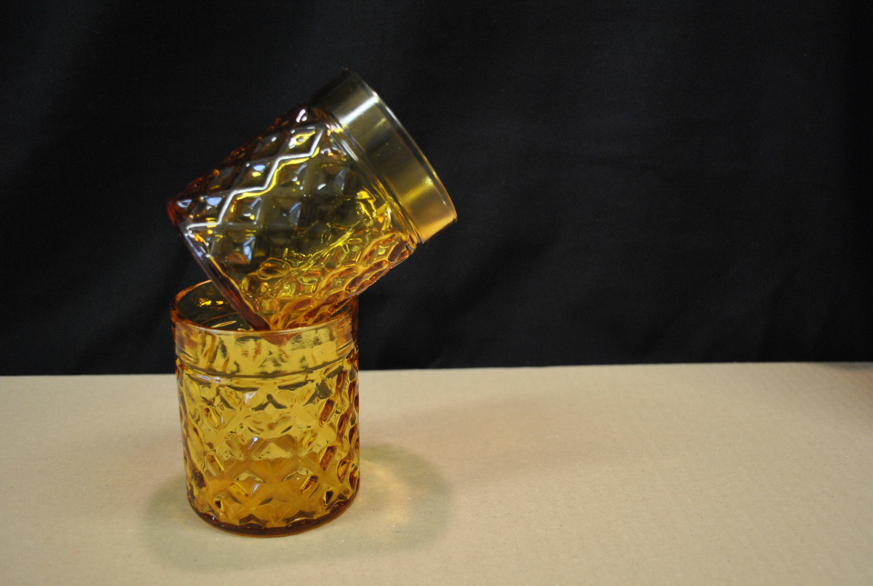 4 Verres Ambré Pernod