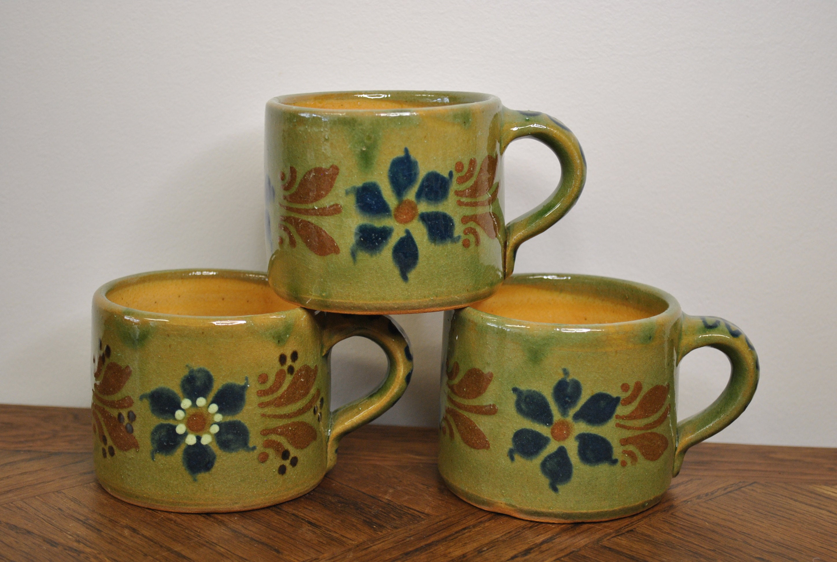 Trio de Tasses Verte