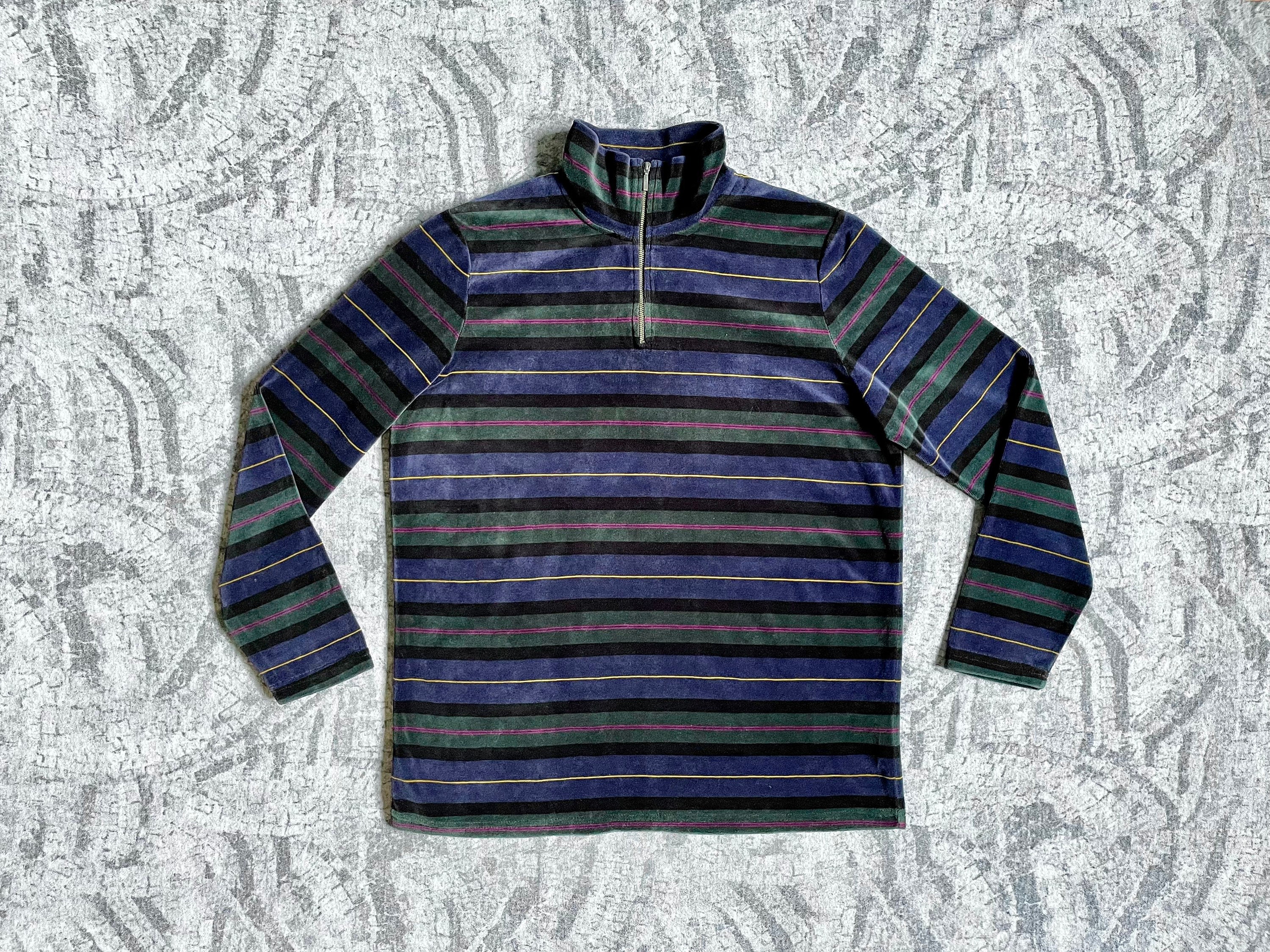 Velvet Quarter Zip - Etsy