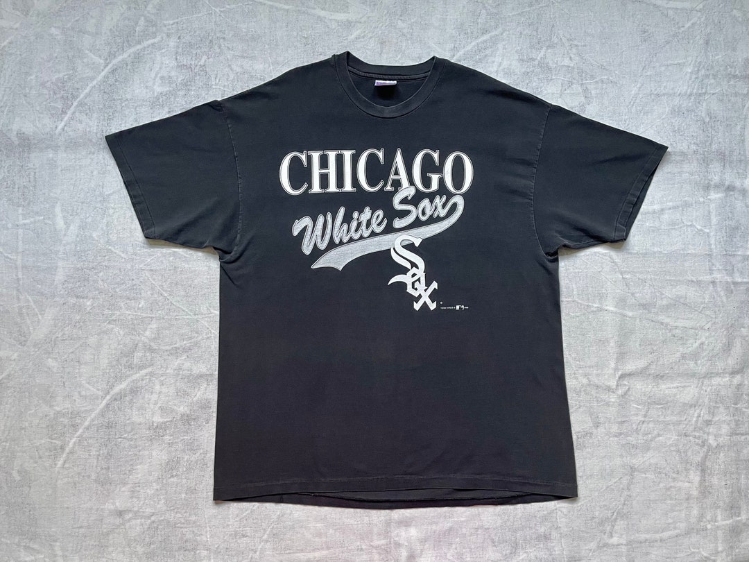 90s Chicago White Sox XXL Single Stitch T-shirt / Vintage