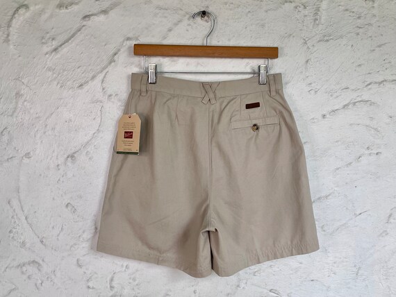 90s High Waist Khaki Cargo Shorts / Gorpcore Util… - image 9