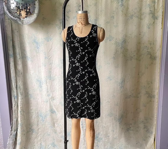 slinky skater dress Cowl Front Mesh Panel Sleeveless Skater Dress In Black Slinky | EGO US