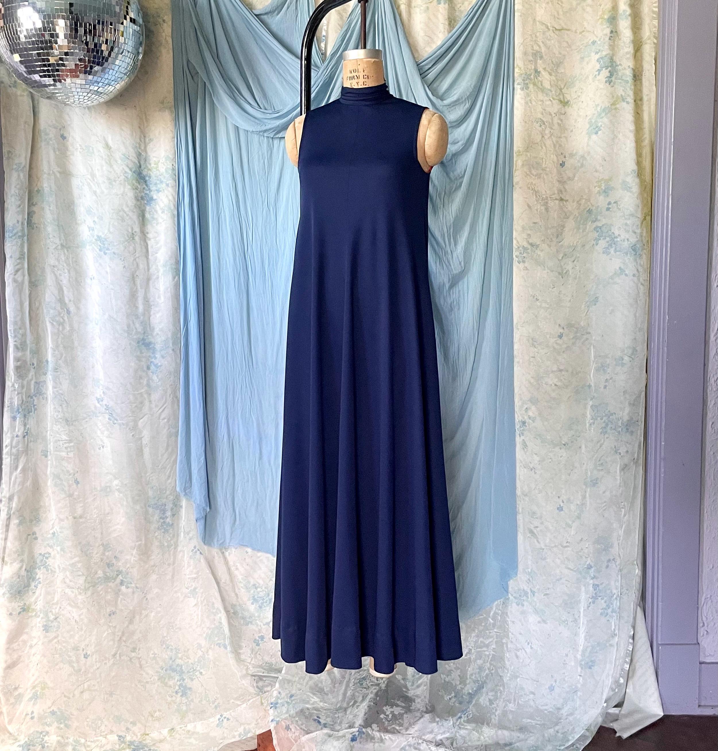 High Neck Trapeze Maxi - Etsy