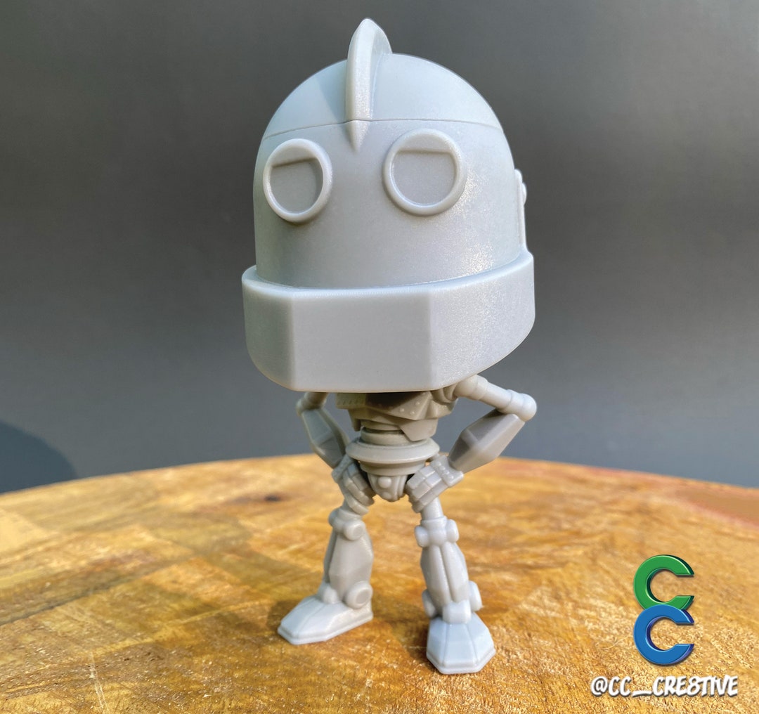 Iron Giant Pothead Collectible 3D Printed Figure Planter Stash Jar