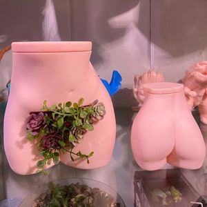 Weiblicher Körper Beute Bush Planter 3D gedruckt Anpassbare Home Decor Humorvolle Schreibtisch Kunst