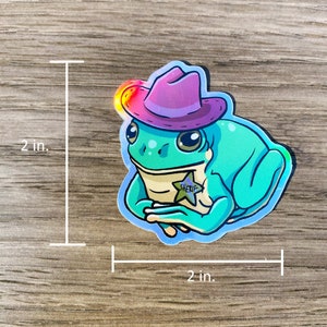 Cowboy Frog Sticker (EB Exclusive)