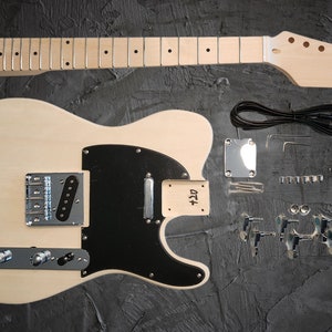 Tele Style Electric Guitar DIY Kit by Budreau Guitars