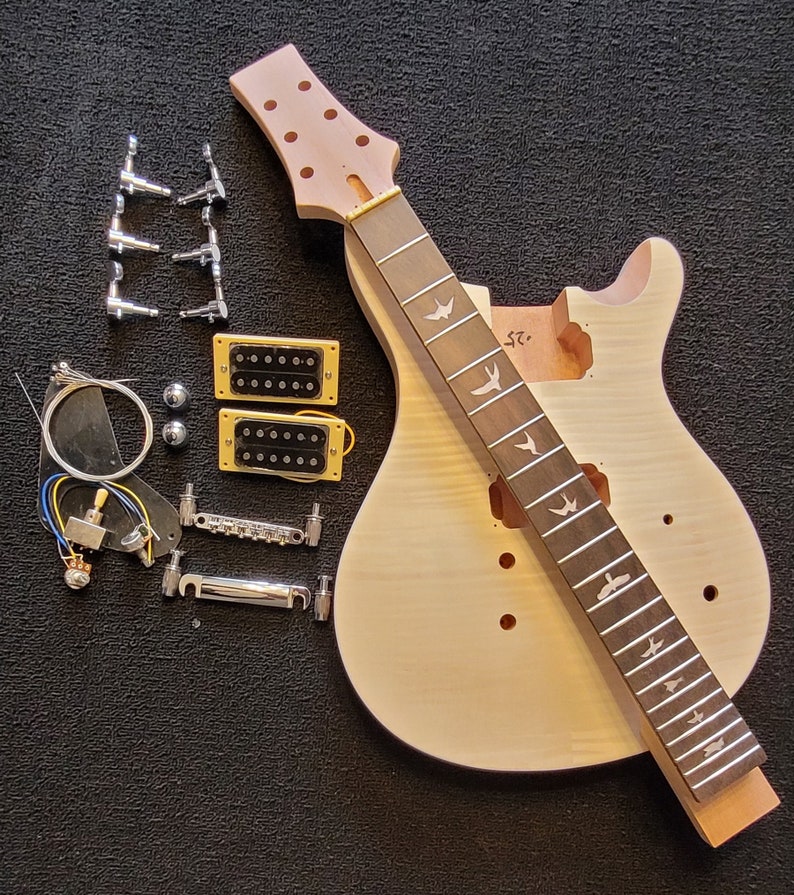 PRS Style Electric Guitar DIY Kit by Budreau Guitars Etsy