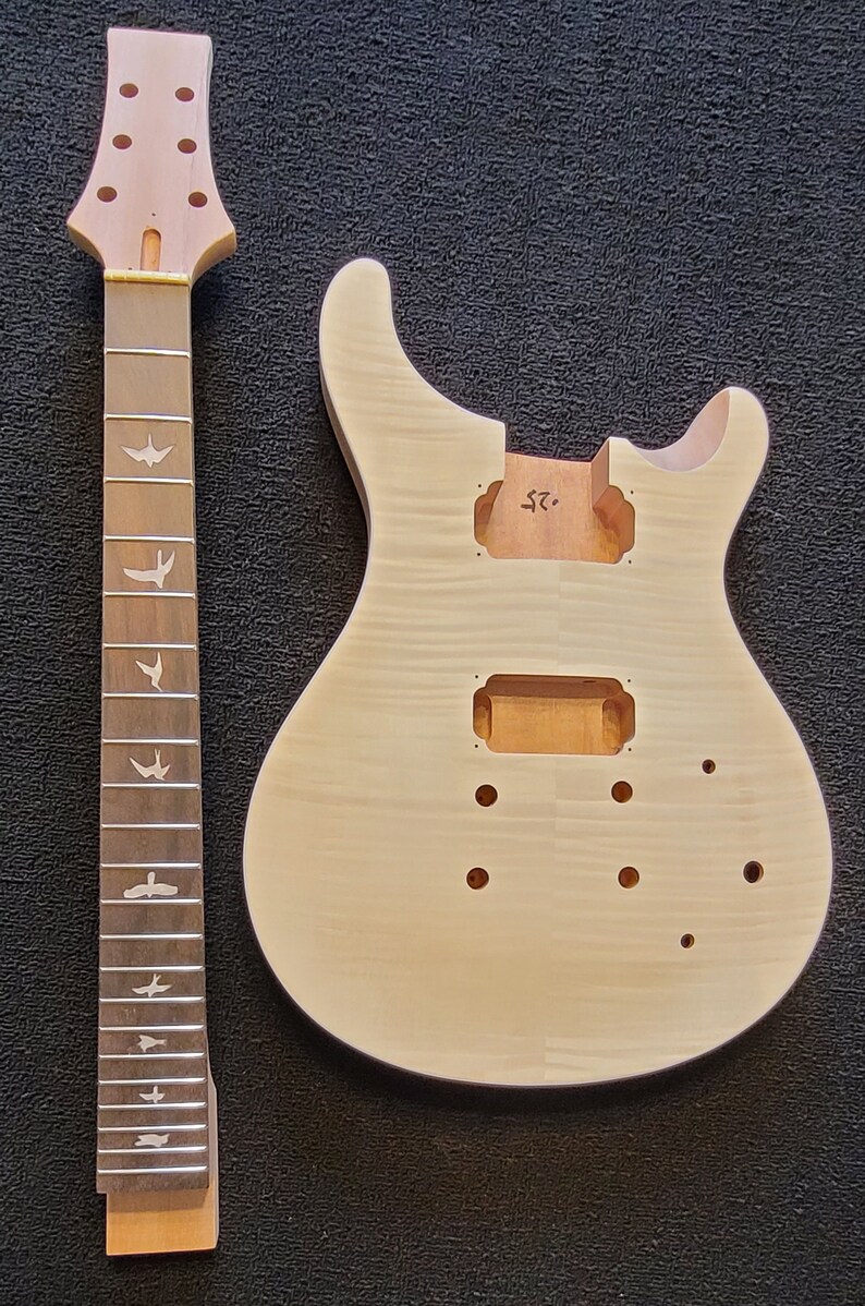 PRS Style Electric Guitar DIY Kit by Budreau Guitars Etsy