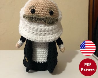 Patrón de Ganchillo - Karl Marx amigurumi / Marxismo