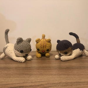 Custom Made Personalized Cat Dolls, Crochet, Made to Order, Your Cat Doll, Replica