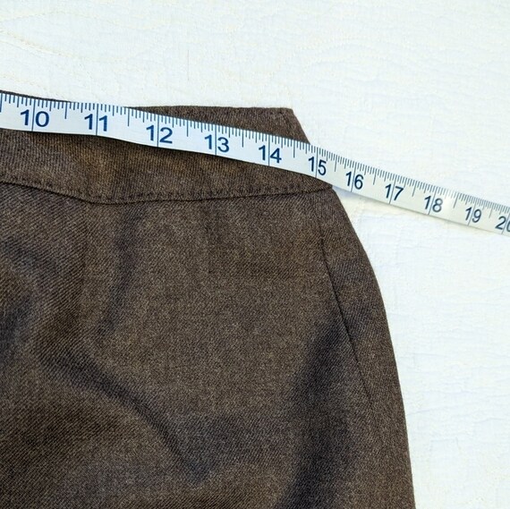 VINTAGE Pendleton Brown Wool Plaid Skirt Suit wit… - image 10