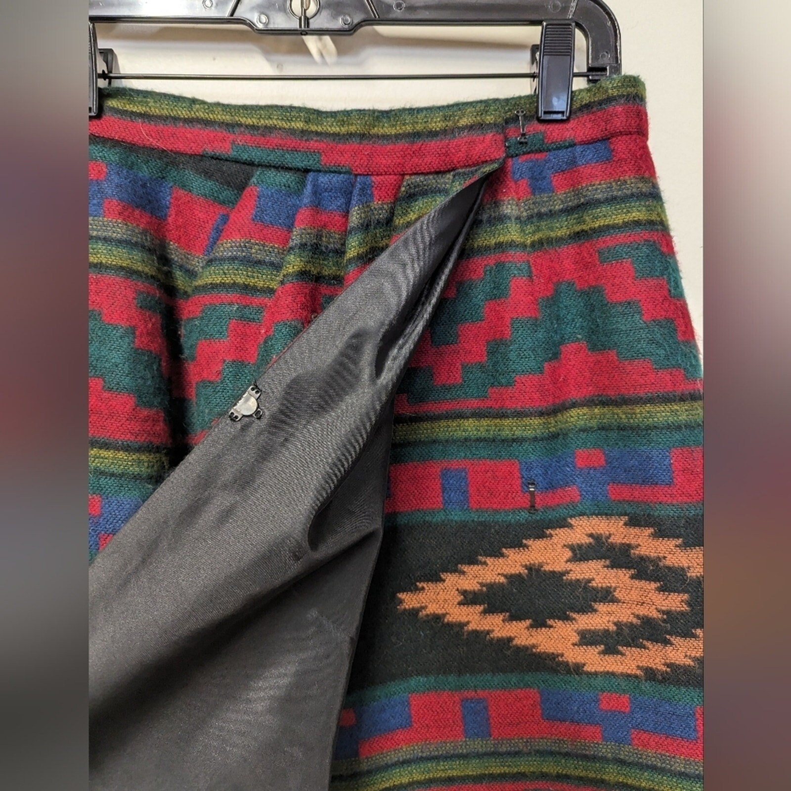 Multicolor Zigzag Indian Aztec Women's Skirt