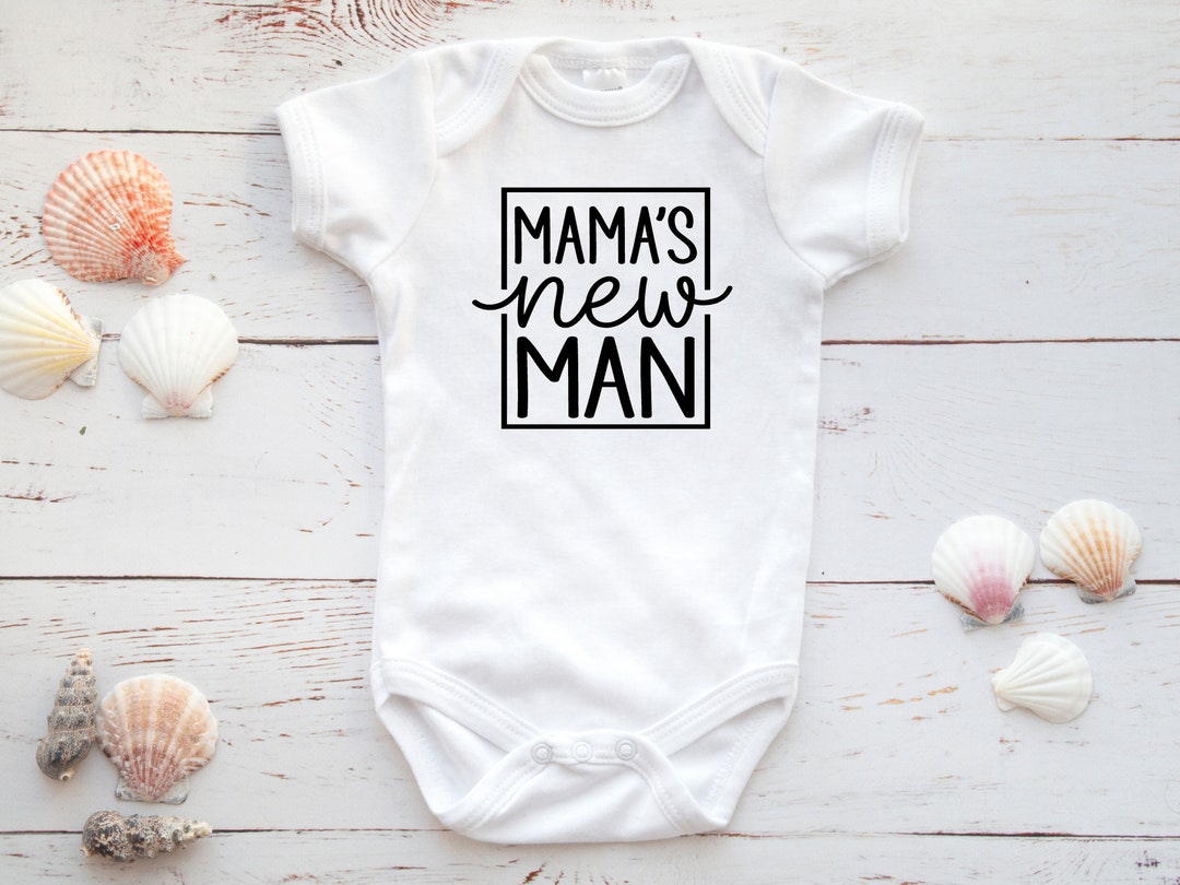 Mama's Boy Onesie® for Boy Mamas New Man Baby Onesie® Etsy