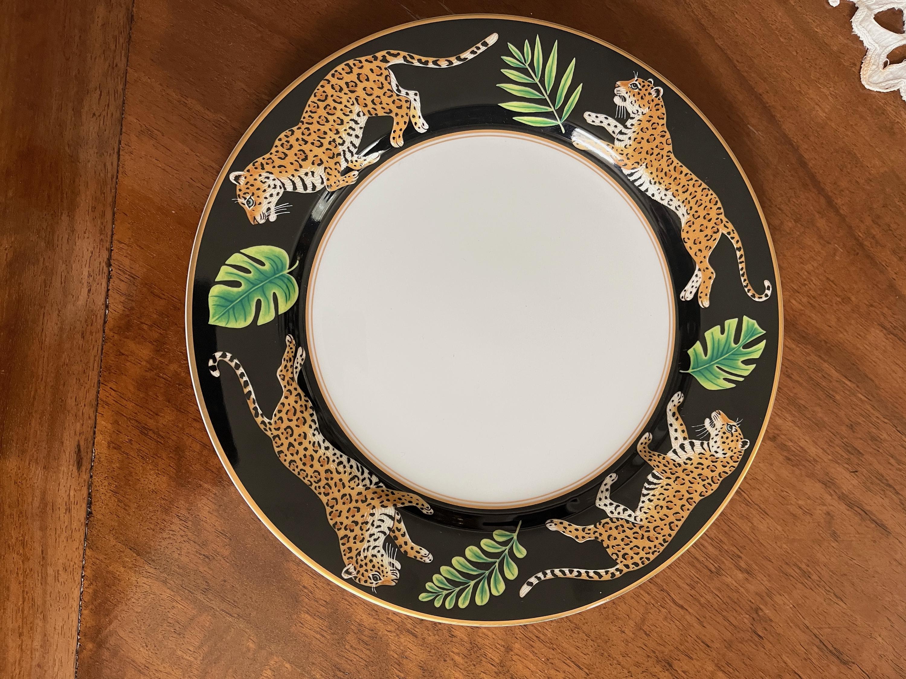 希少　レア　LYNN CHASE リンチェイス　ジャガージャングル中皿　4枚 希少 レア LYNN CHASE リンチェイス ジャガージャングル中皿 4枚 リン