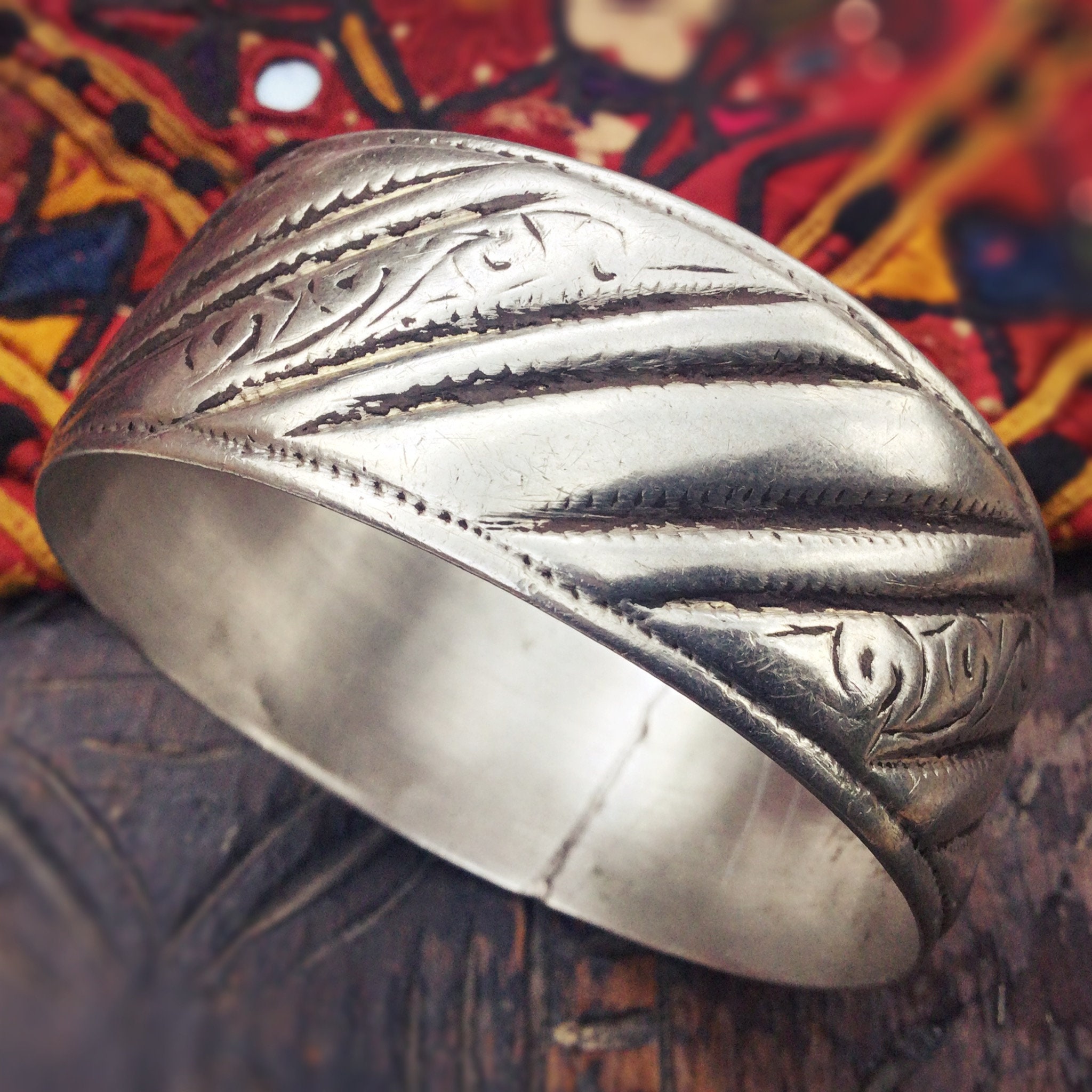 Bracelet Berbère En Argent 600 – Bijou Vintage Authentique Pour Homme