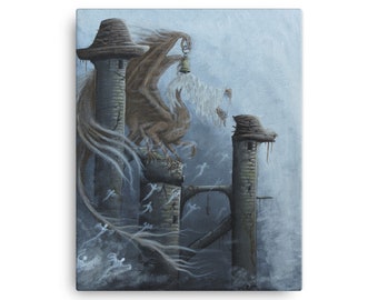 The Giestwyrm of Bell Keep: Canvas Print