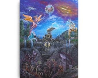 Beyond the Mortal Veil: Canvas Print