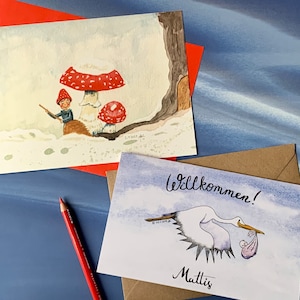 Set regalo per bambini (carta e simpatica foto dell'asilo nido)