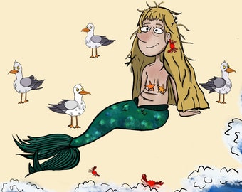 Mermaid Digital Print