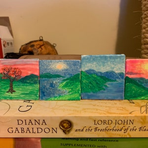 Hand-painted Landscape Magnets