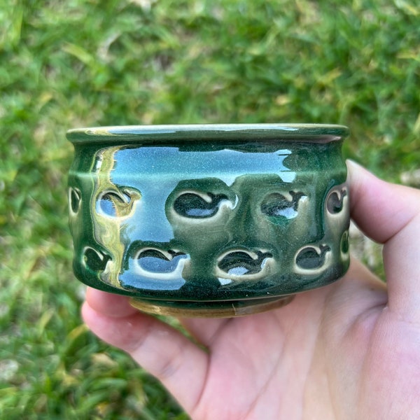 Glazed Succulent Planter Pot