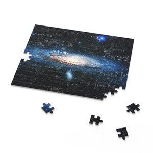 Rompecabezas de Astrofísica // 120, 252, 500 piezas // Fórmulas de física y galaxia