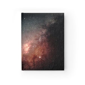 Space Design Hard Cover Notebook / Journal - Blank || Galaxy / Nebula || For Astronomy Lovers