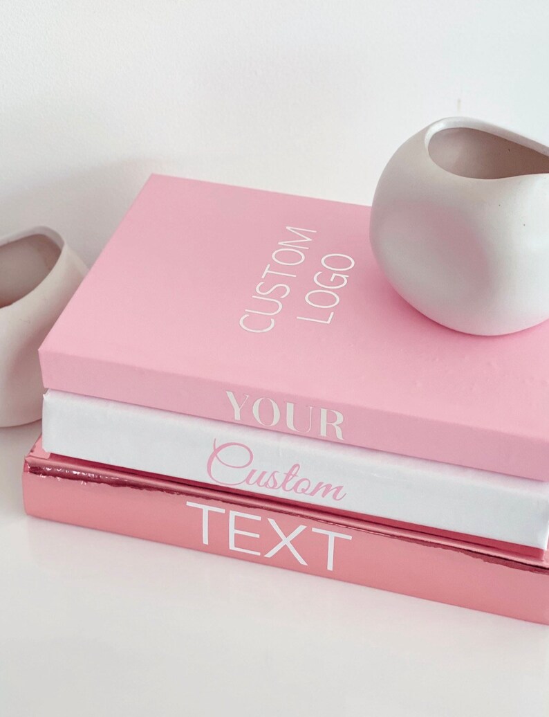 Personalized Decorative Books Custom Books Luxury Coffee Etsy