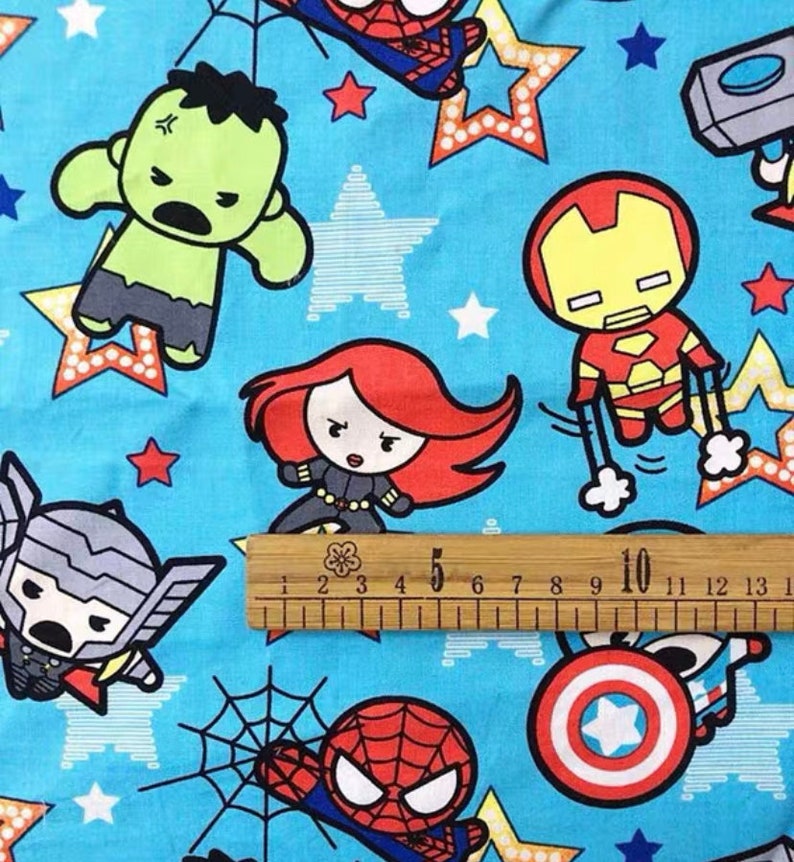 Cartoon Spiderman Polyester wasserdicht, diy nähen Stoff 6