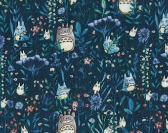 Cartoon totoro polyester waterproof, diy sewing fabric