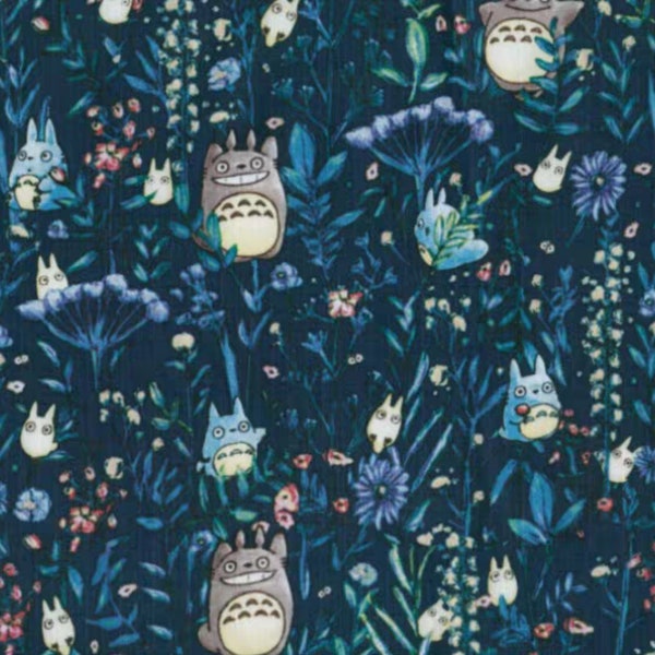 Cartoon totoro polyester waterproof, diy sewing fabric