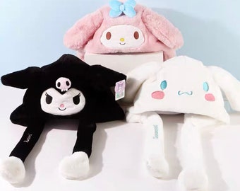 half kuromi half melody moletom com capuz