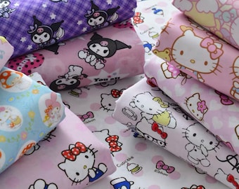 cute kitty cotton, diy sewing fabric, by yard