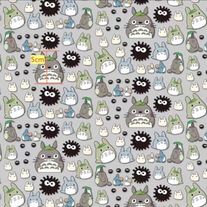 Tissu de couture imperméable en polyester totoro dessin animé, bricolage 6